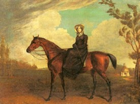 E. Troye Lady Sidesaddle c 1850a